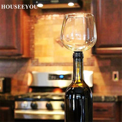 Red Wine Champagne Glass Cup with Silicone Seal